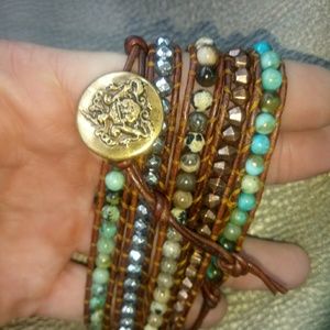 Handmade 5x wrap bracelet